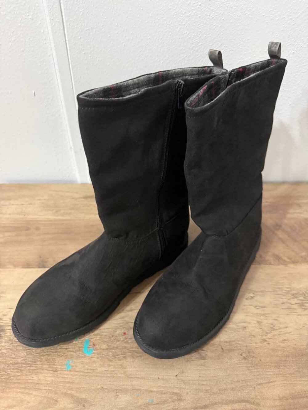 ❄️ Muk Luks Andrea Reversible Plaid Winter Boots ❄️